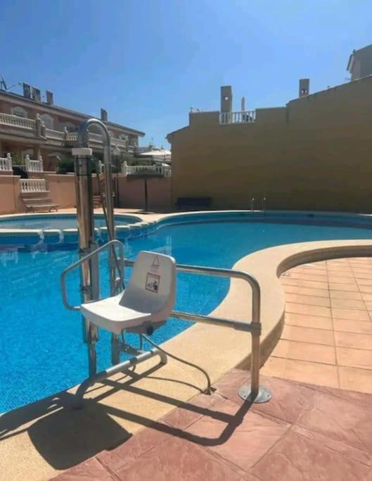 Bungalow Adaptado, Terraza Muy Grande Y Soleada. Gran Alacant Esterno foto
